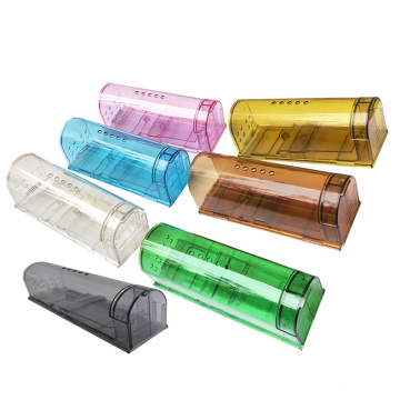 wholesale smart catch mice transparent reusable no kill rat traps plastic humane live mouse trap cage